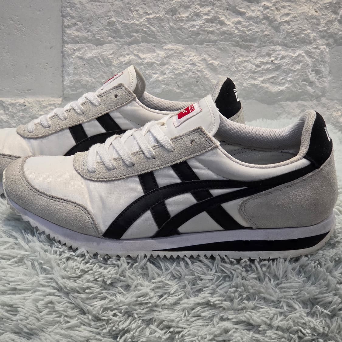 7a-20:오니츠카 타이거 라이트러너 화이트/블랙 25.5cm 상품이미지2