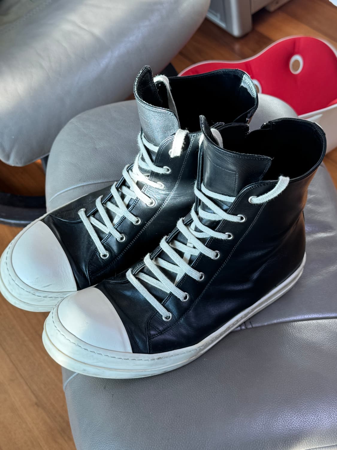 릭오웬스 LPO 하이탑 레더 컨버스 릭컨 44 상품이미지1