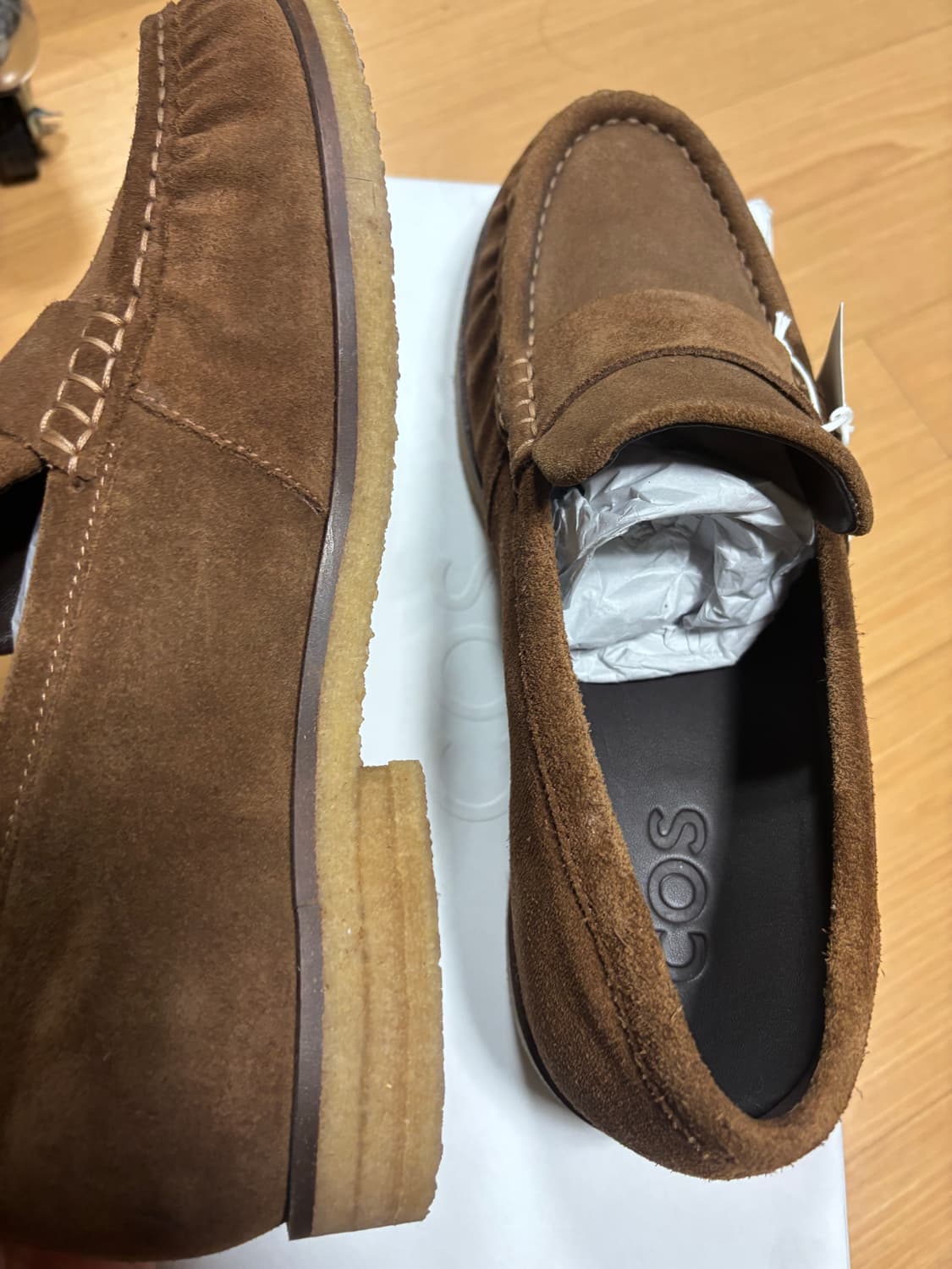 [43] cos 개더드 스웨이드 로퍼 새상품 상품이미지3