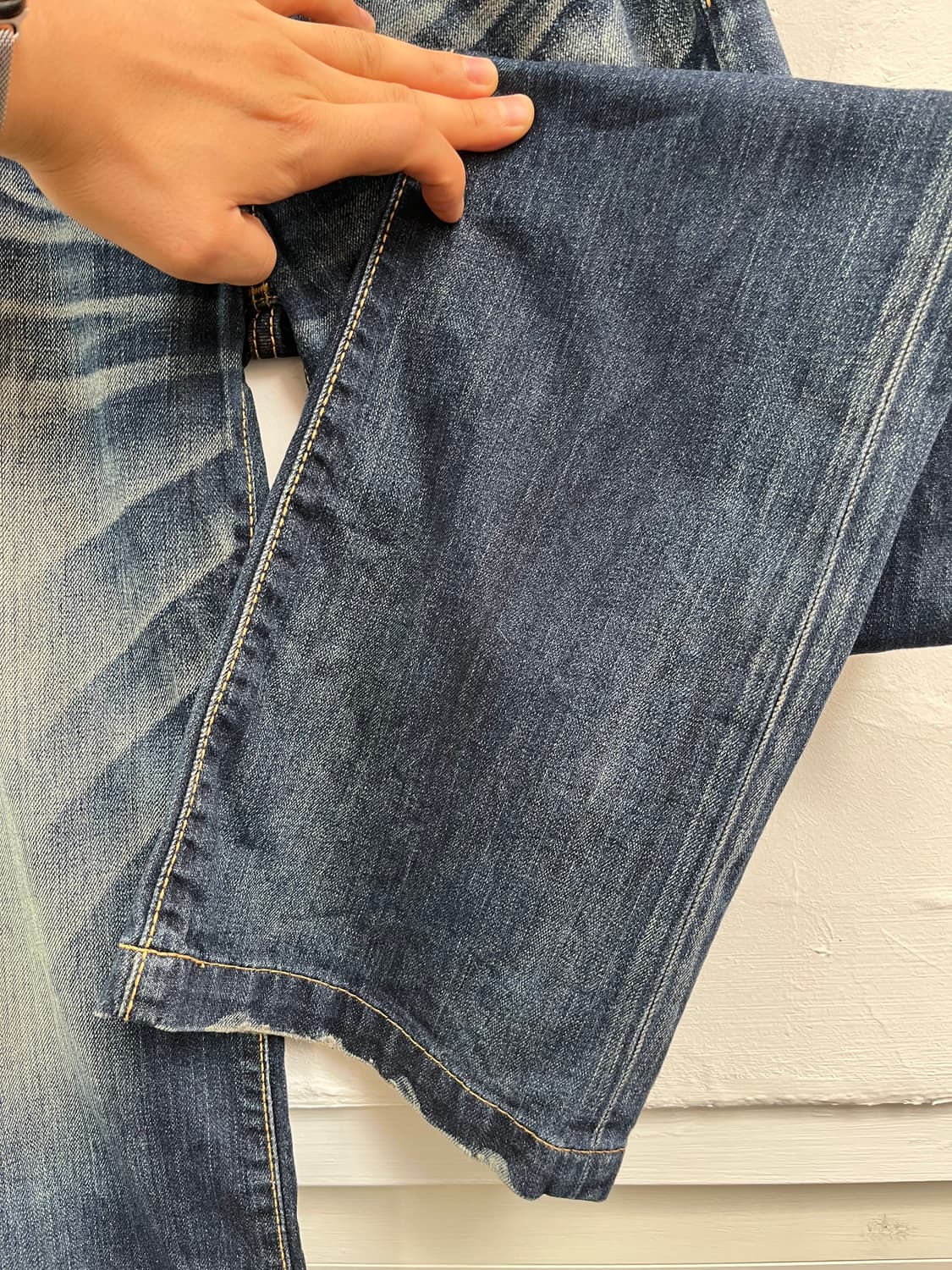 Levis Women 부츠컷 워싱 데님팬츠 W27 상품이미지4