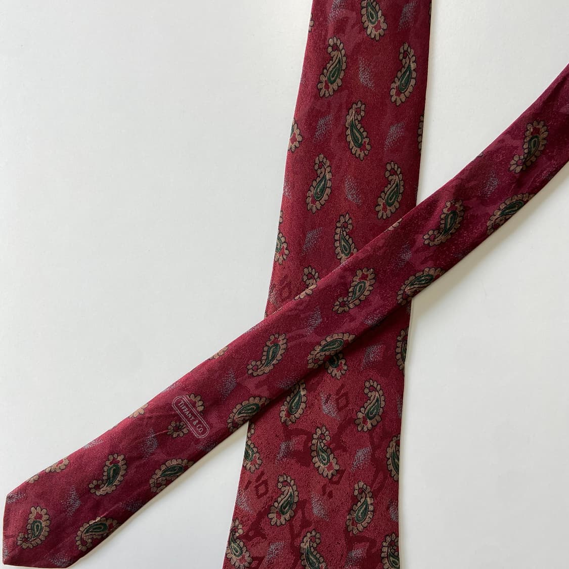 티파니앤코(tiffany&Co) 명품 정품 페이즐리 넥타이 상품이미지4