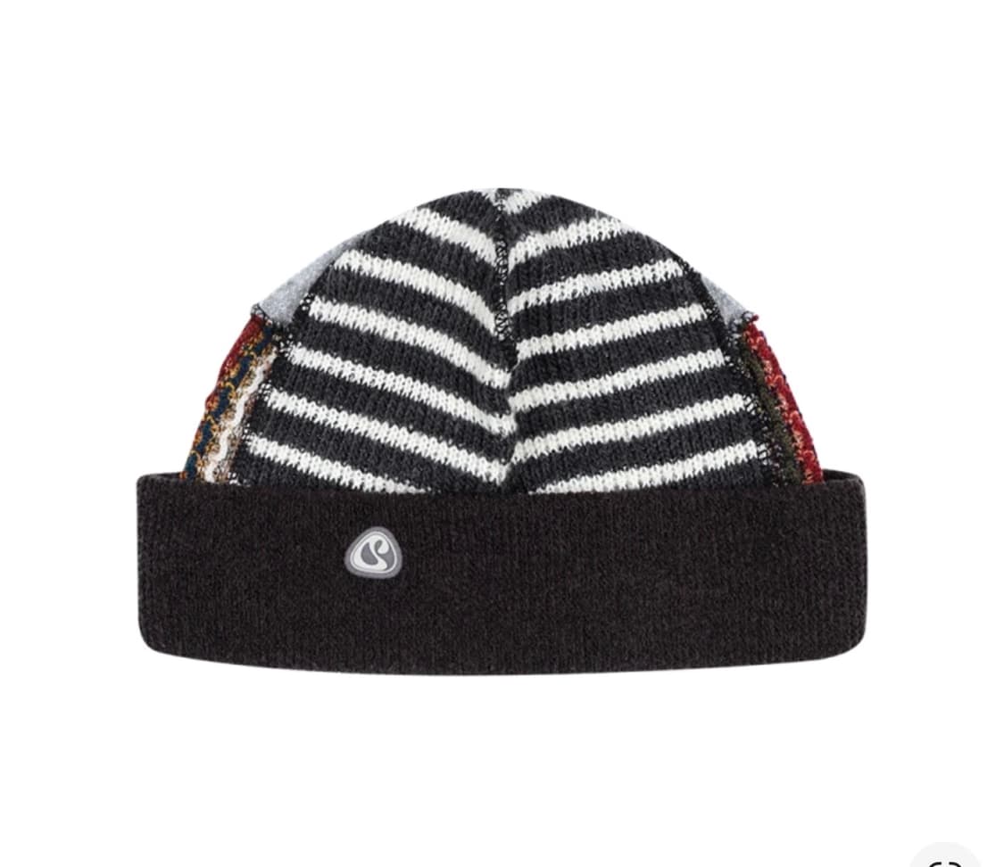 코이세이오 패치워크 비니(브라운) 상품이미지1