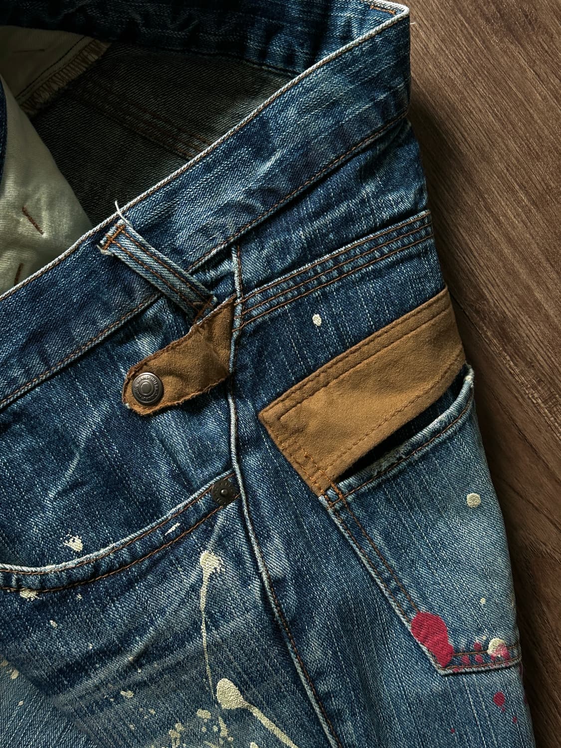 레더 & 더티 스프레드 워시드 진 상품이미지9