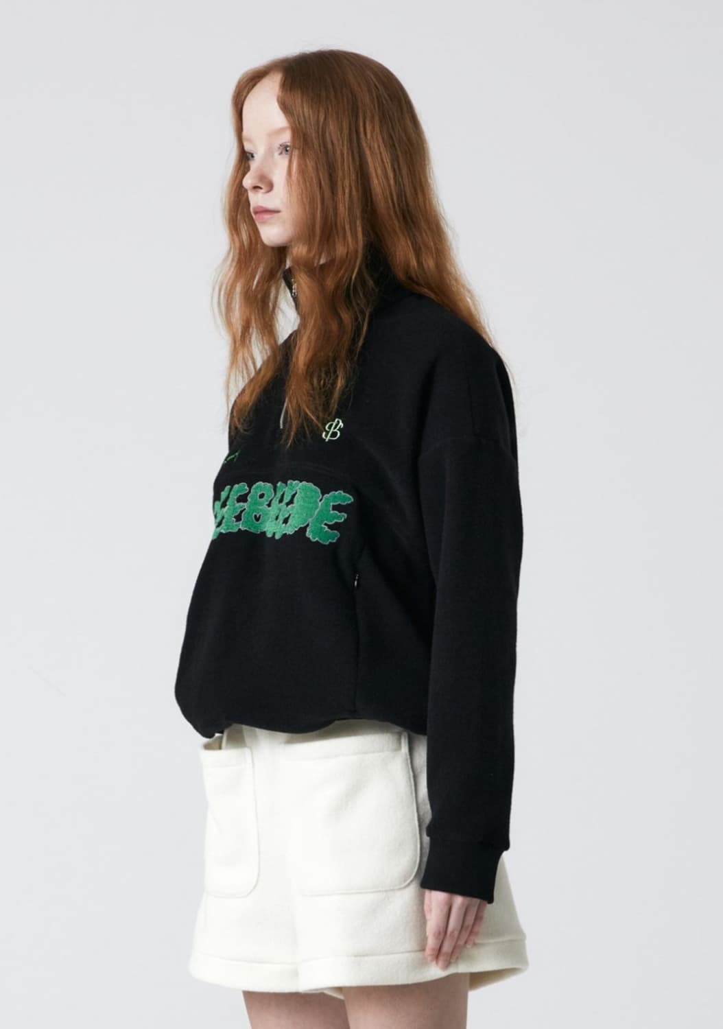 새상품)포셔드 테리 플리스 하프집업 상품이미지2