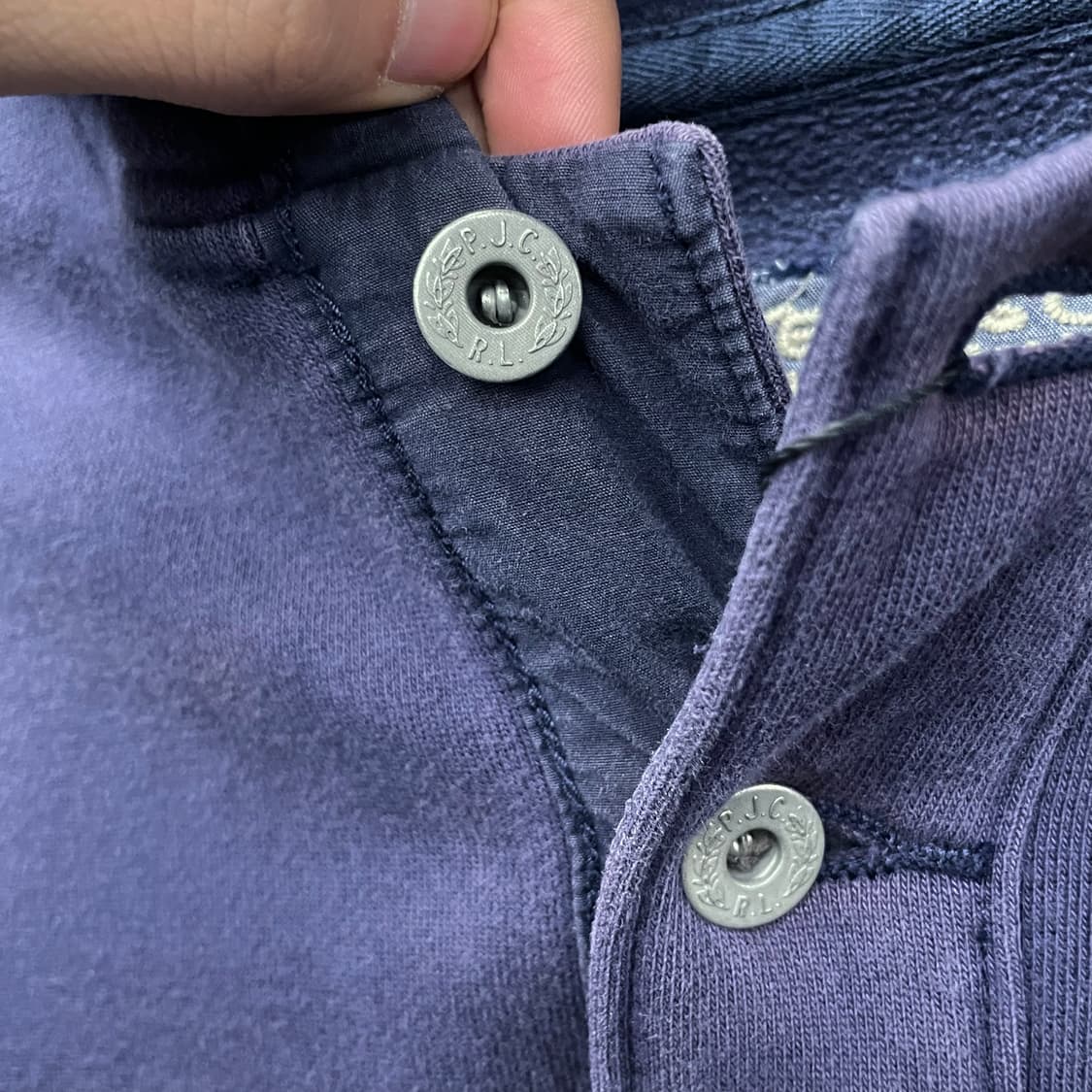 90s 폴로 랄프로렌 U.S RL 인디언 패치 두산 기모 후드티 N22 상품이미지7