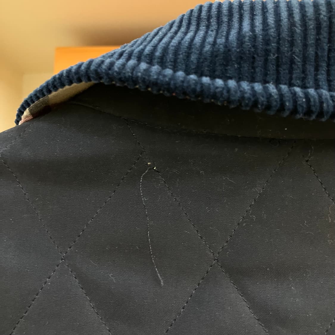 버버리 런던 누빔 롱 자켓 L  상품이미지7