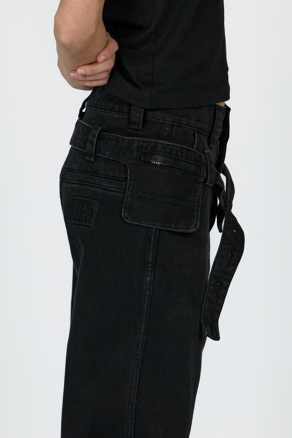 MPa BELT POUCH PANTS (BLACK) 상품이미지2