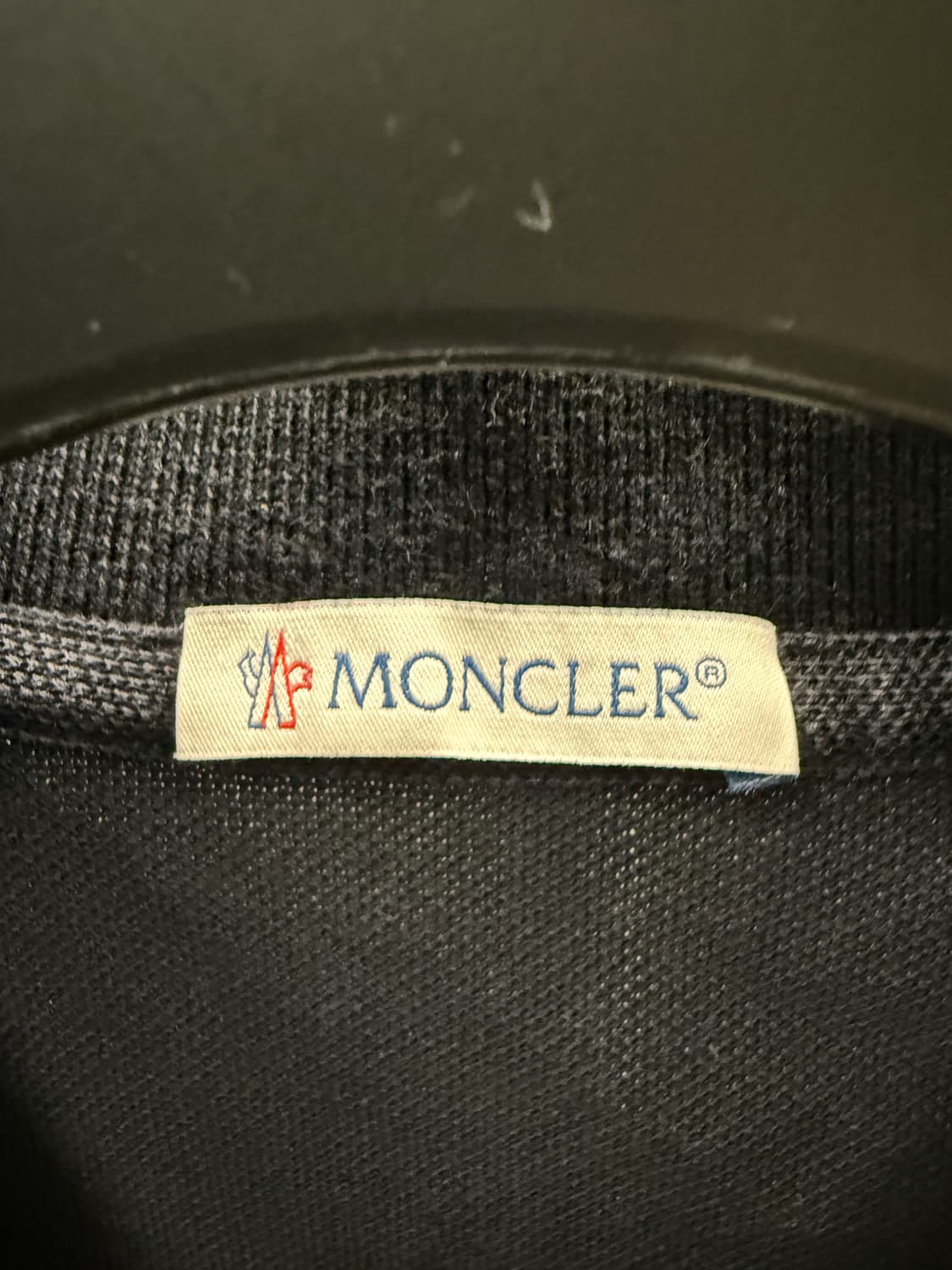 몽클레어 정품 로고 폴로 셔츠 블랙 L 상품이미지4