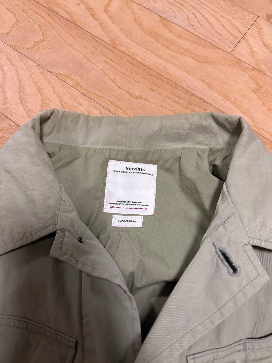 [1] 비즈빔 트로피컬 컴뱃 자켓 라이트그린 상품이미지5