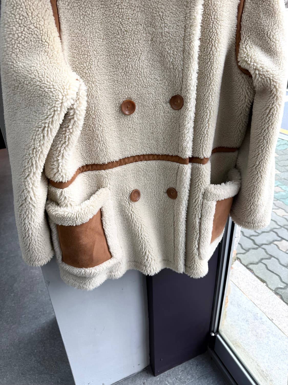 .34/ 스탠드스튜디오 익스클루시브 클로에 테디 퍼 자켓  상품이미지4