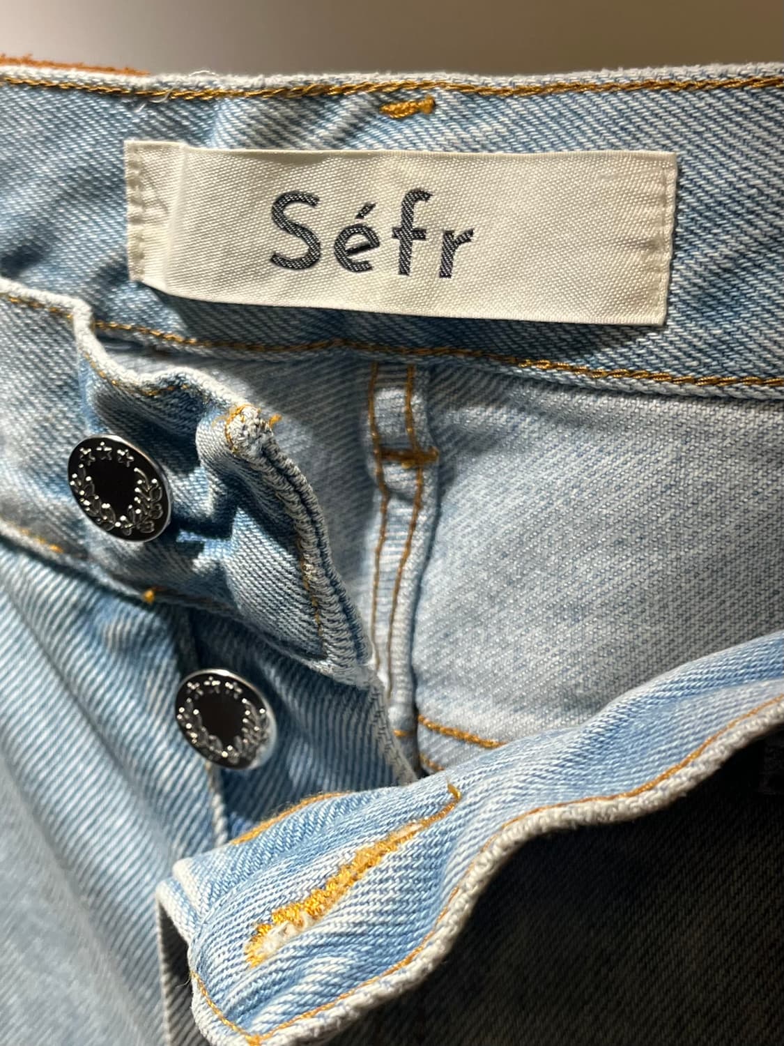 Sefr 데님 Rider Cut Jeans in Mid Blue [32] 상품이미지5