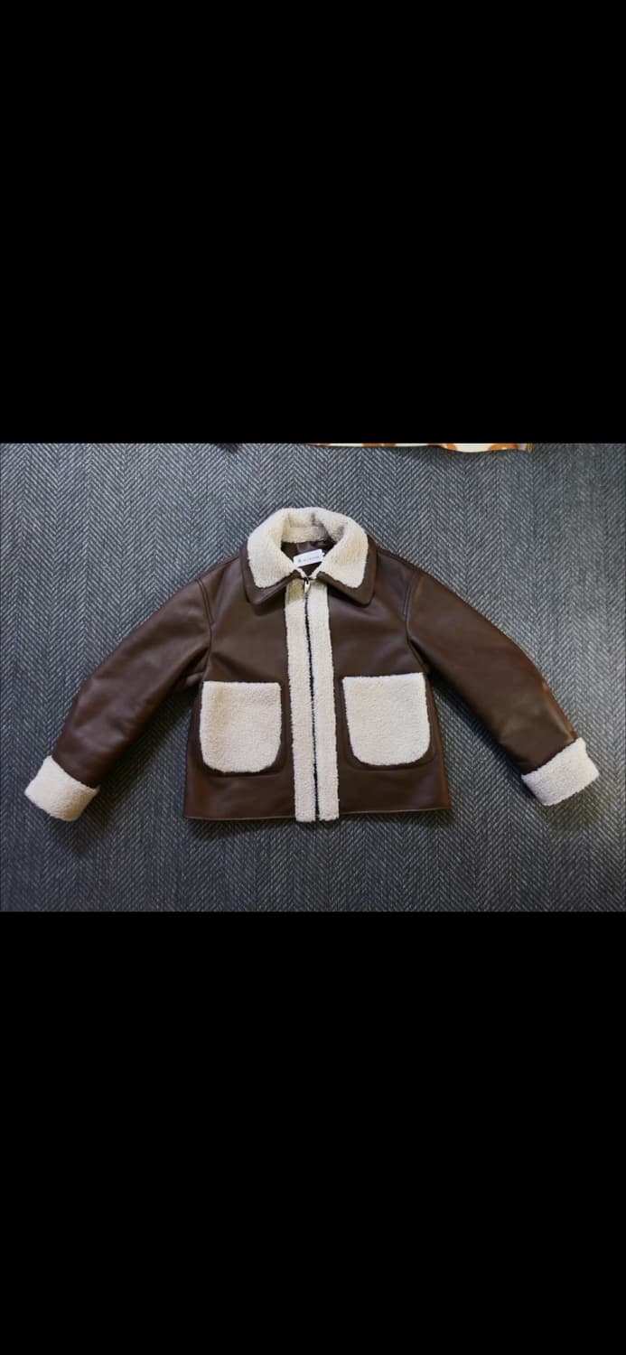 IT MICHA 잇미샤 브라운 무스탕 자켓 S사이즈 상품이미지1