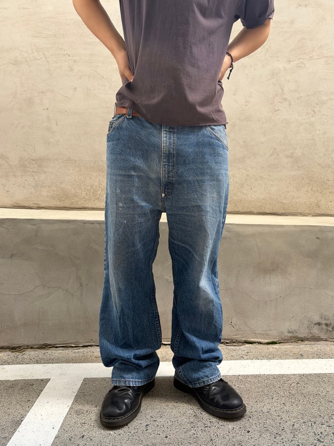 90’s Levi’s 517 USA denim washed pants 상품이미지2