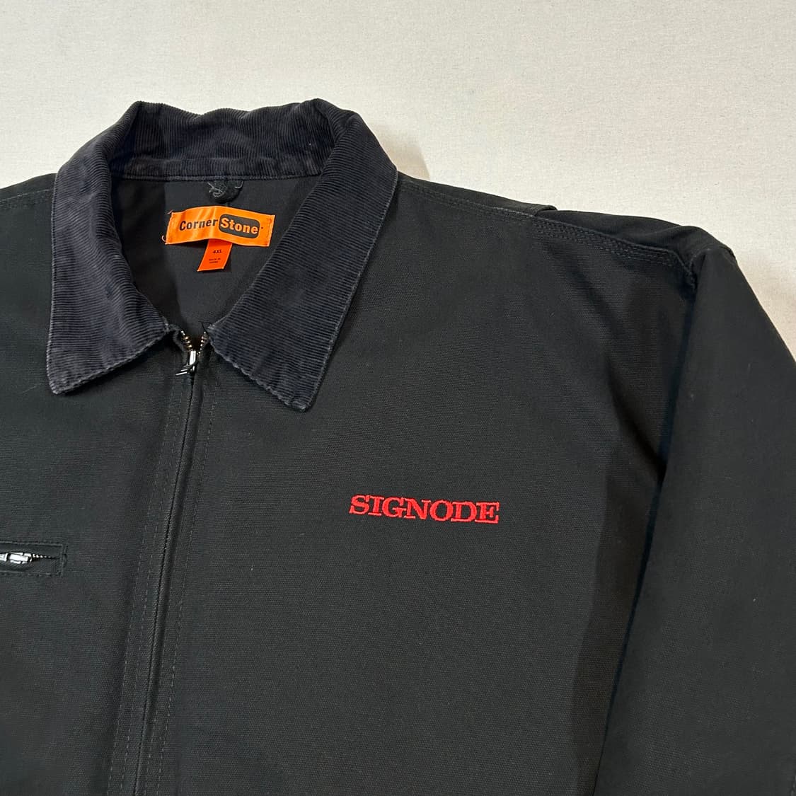 4XL) Corner Stone USA 워크웨어 디트로이트 자켓 블랙 상품이미지3