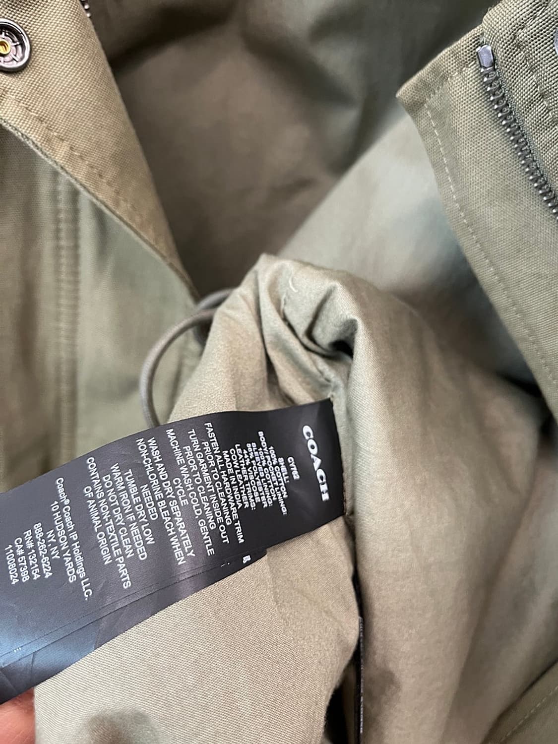 여) 코치 신형 카키 워크자켓  상품이미지9