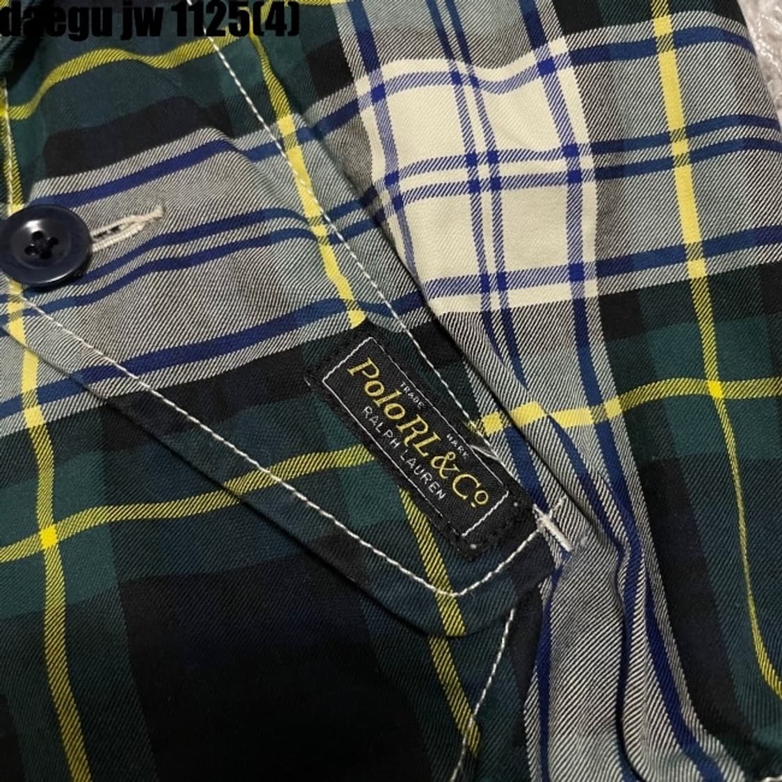 폴로 체크 자켓 상품이미지4