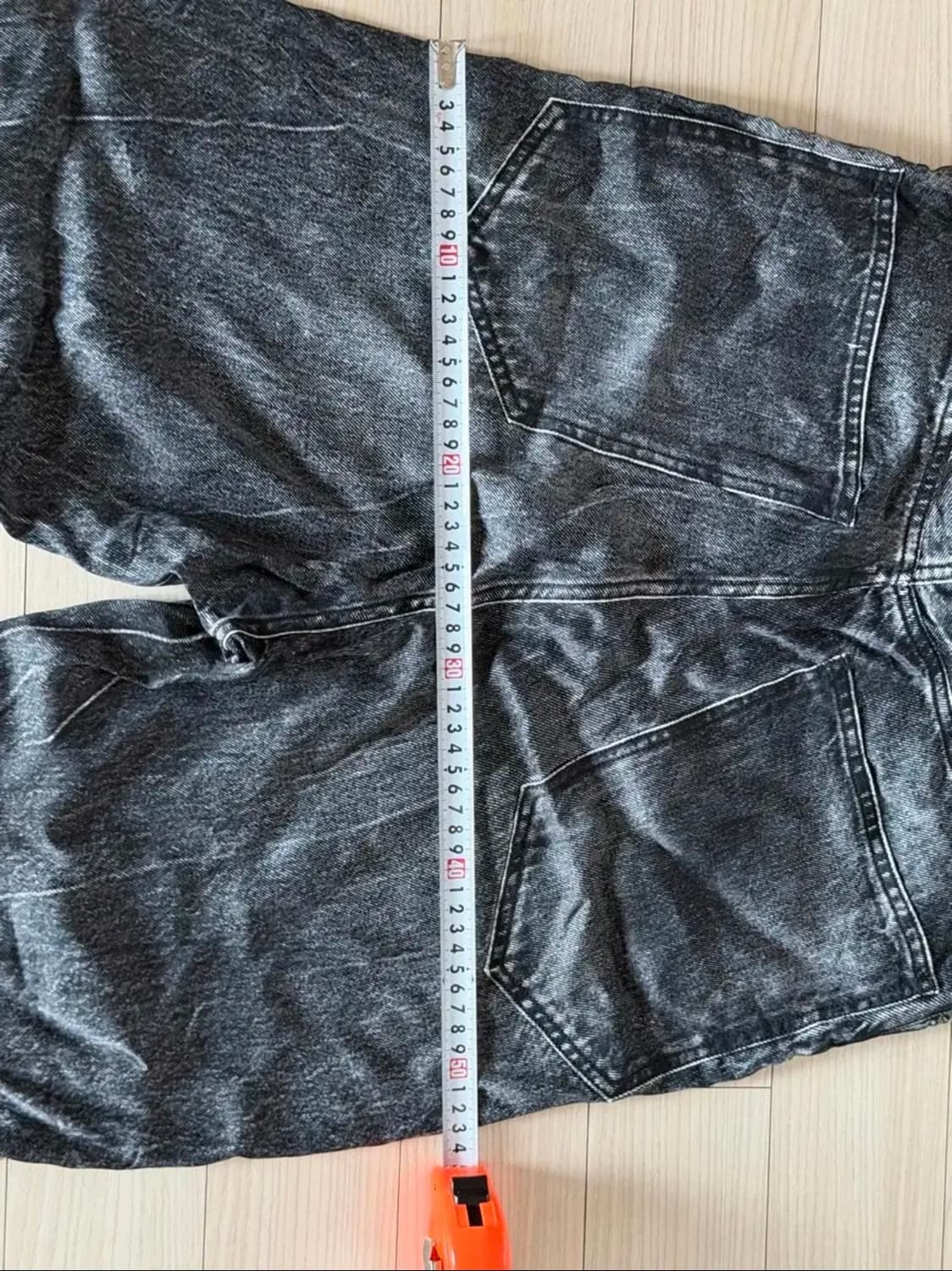 발렌시아가 트롱프뢰유 흑청 팬츠 (M) 상품이미지3