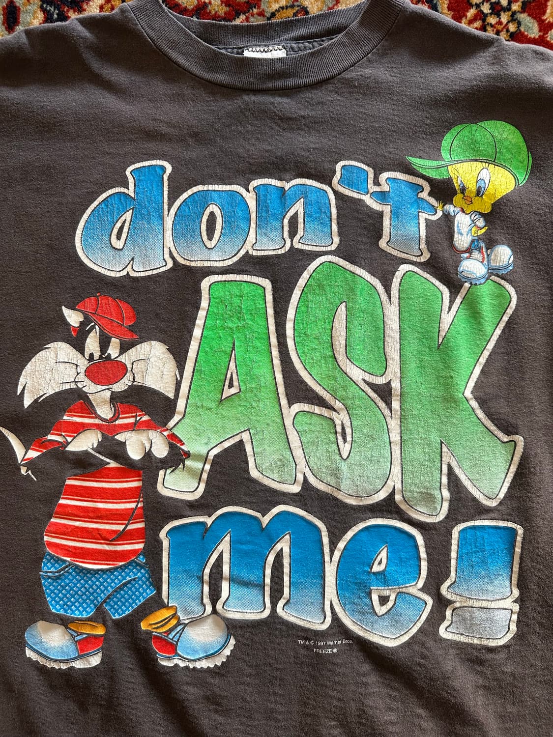 97s Looney Tunes "Don't Ask Me!" - 2XL 상품이미지6