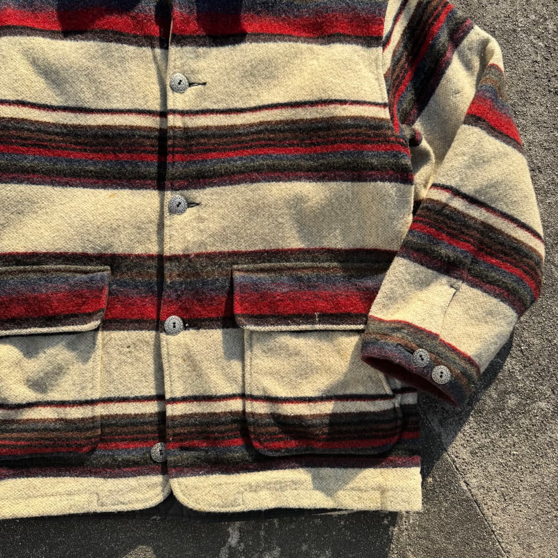 [M~L] 90s Woolrich 울리치 블랭킷 울 자켓 상품이미지5