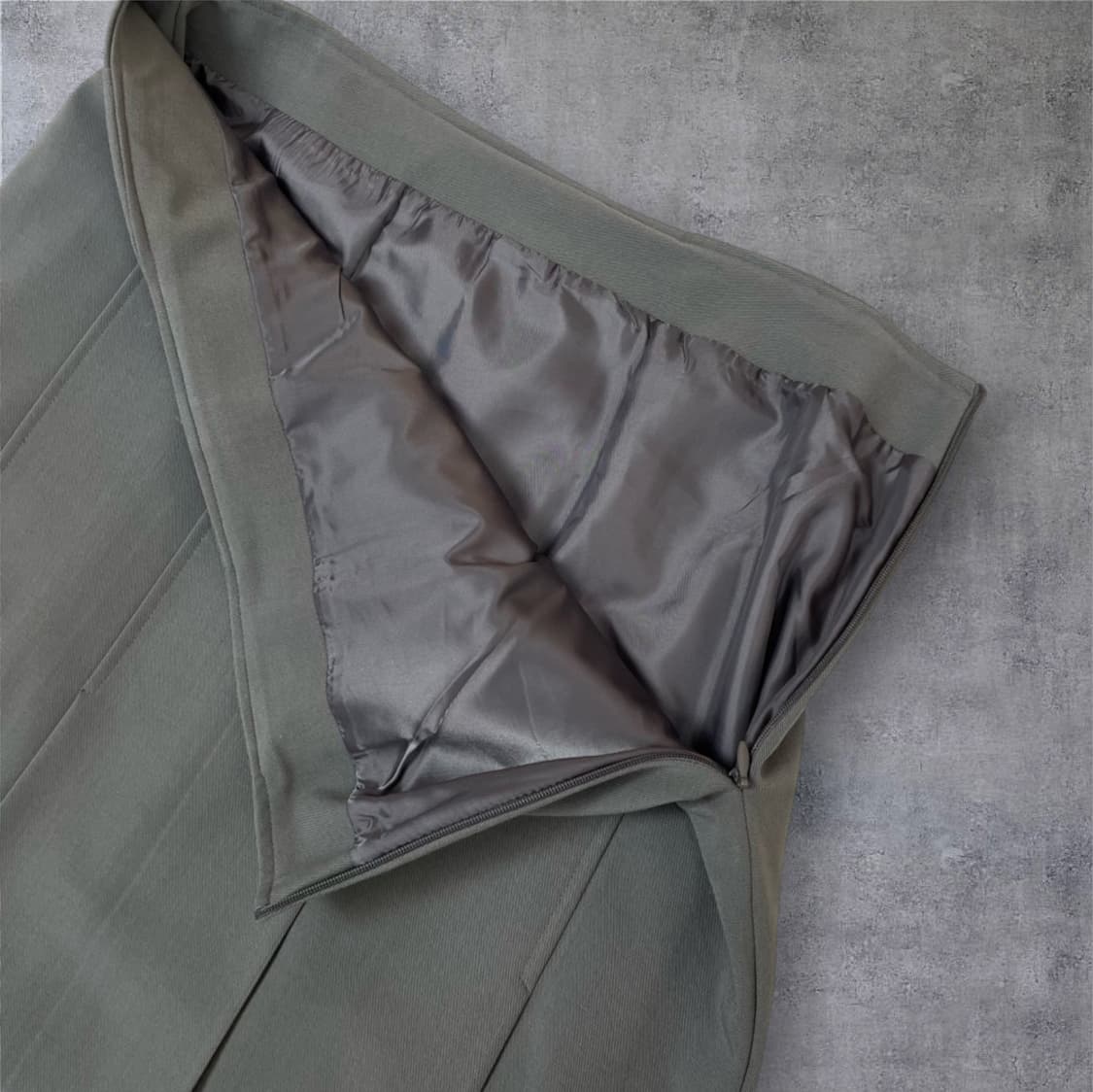 노컨텐츠 Nocontent  그레이 플리츠 롱 스커트 M 상품이미지2