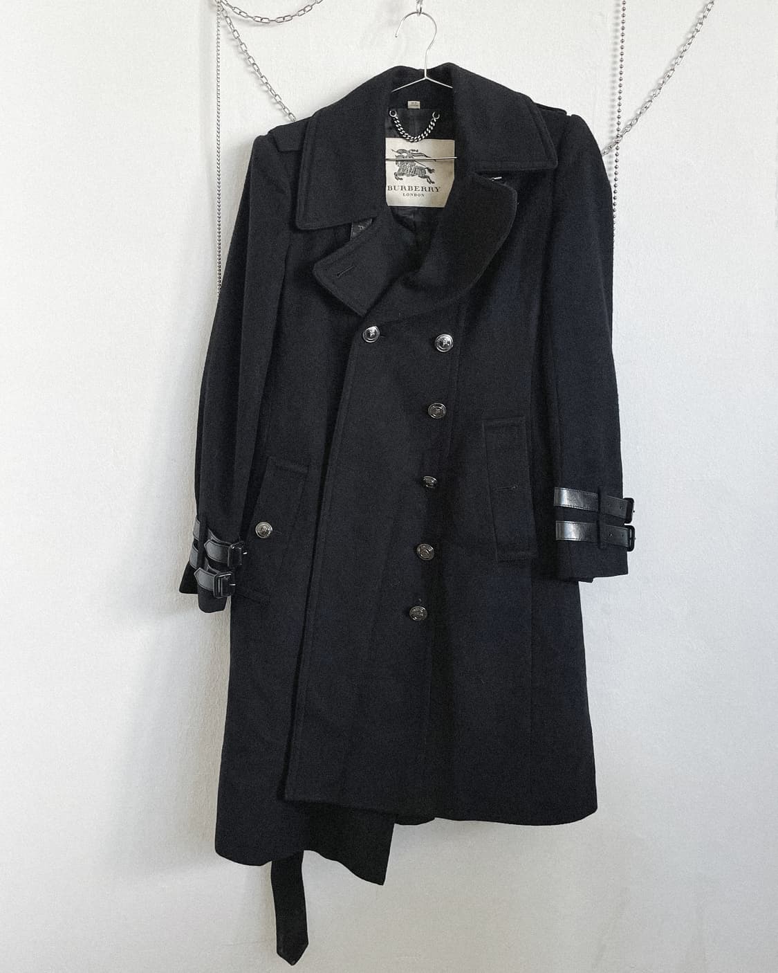 버버리 프로섬 레더슬리브버클 나폴레옹 롱코트 상품이미지6