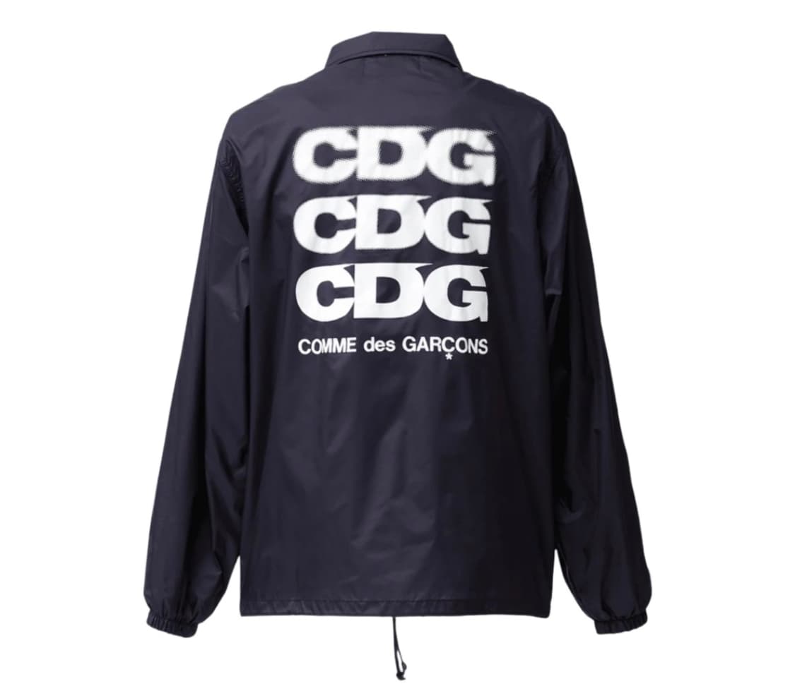 CDG 로고 코치자켓 네이비 L 상품이미지2