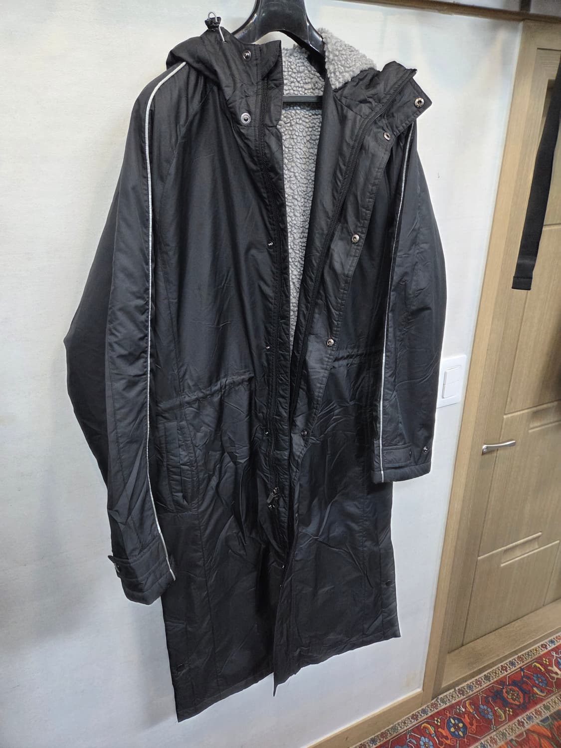 나이키 올드스쿨 빅스우시 셰르파 누빔 돕바 벤치자켓 m 상품이미지9