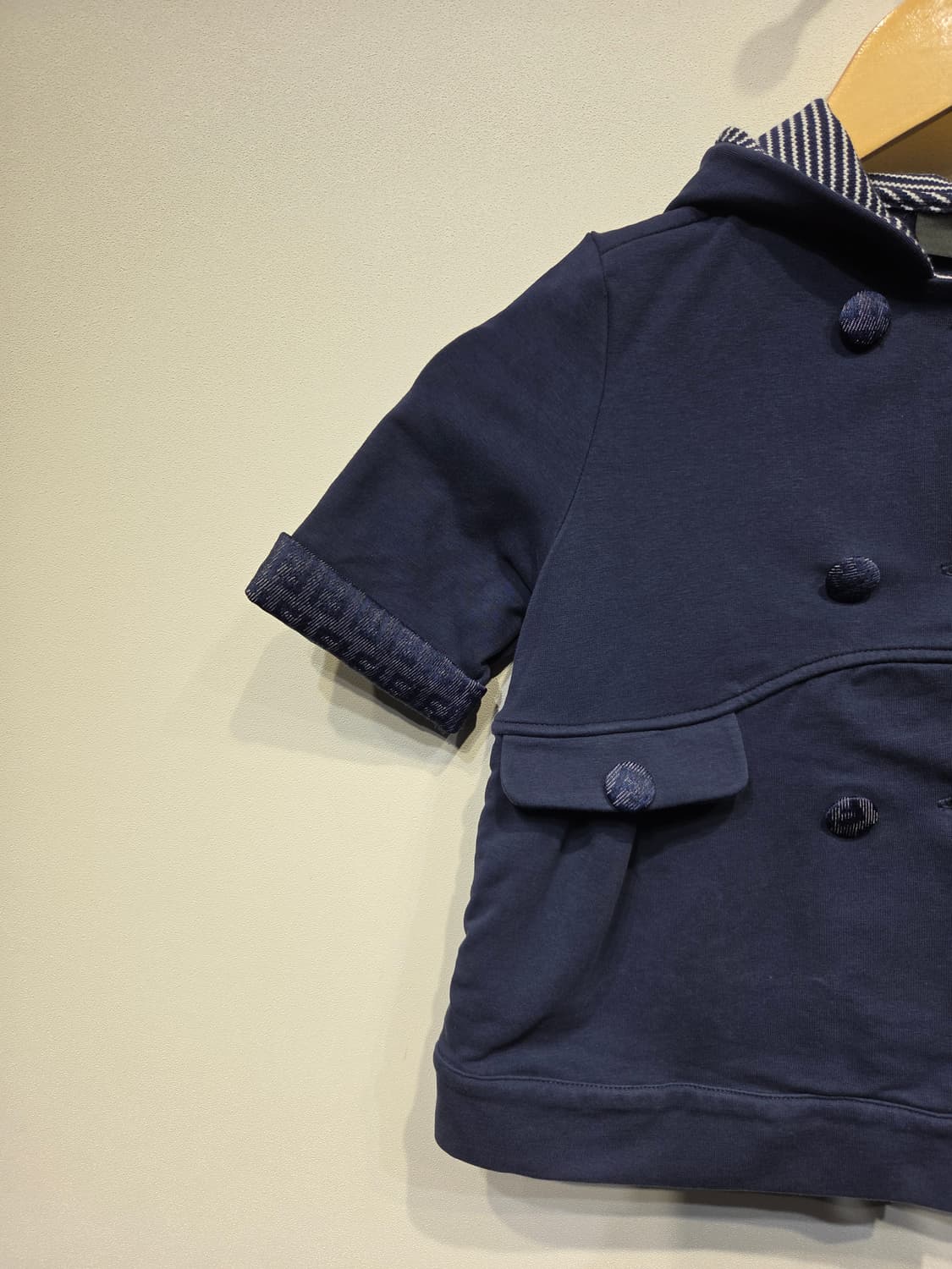 FENDI 펜디 키즈 FF로고 반팔 후드 자켓 상품이미지2