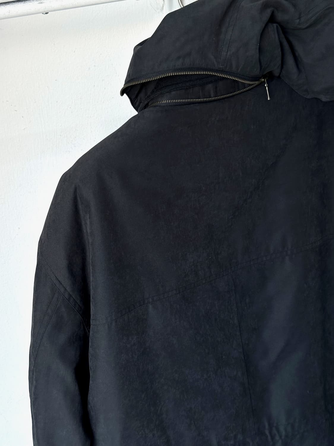 2way fake fur liner design mil over coat 상품이미지6