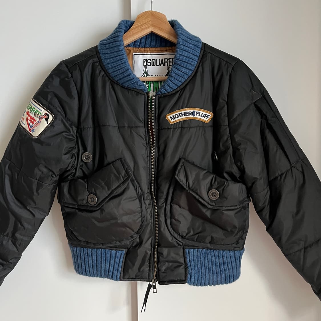 Dsquared2 " Mother Fluff " Bomber Jacket 상품이미지3