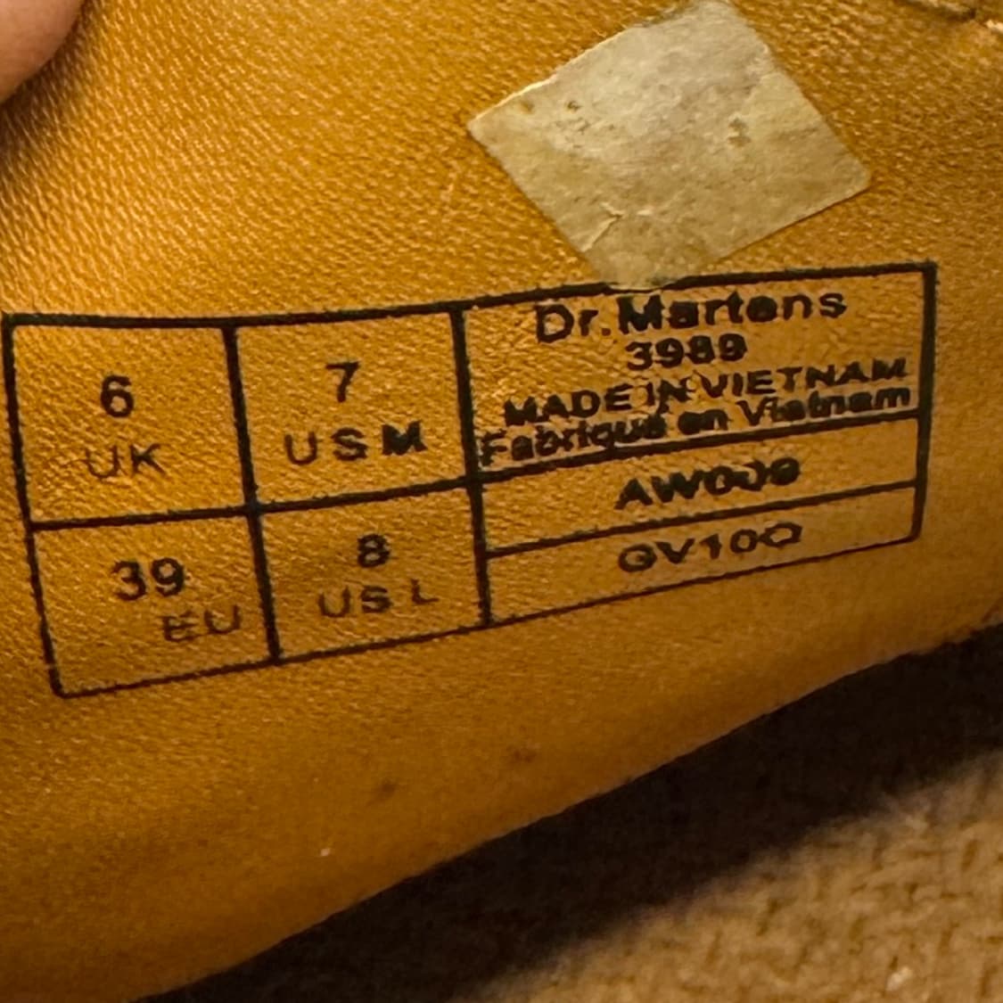 닥터마틴 5홀 윙팁 에스닉 레더 슈즈 250 상품이미지6