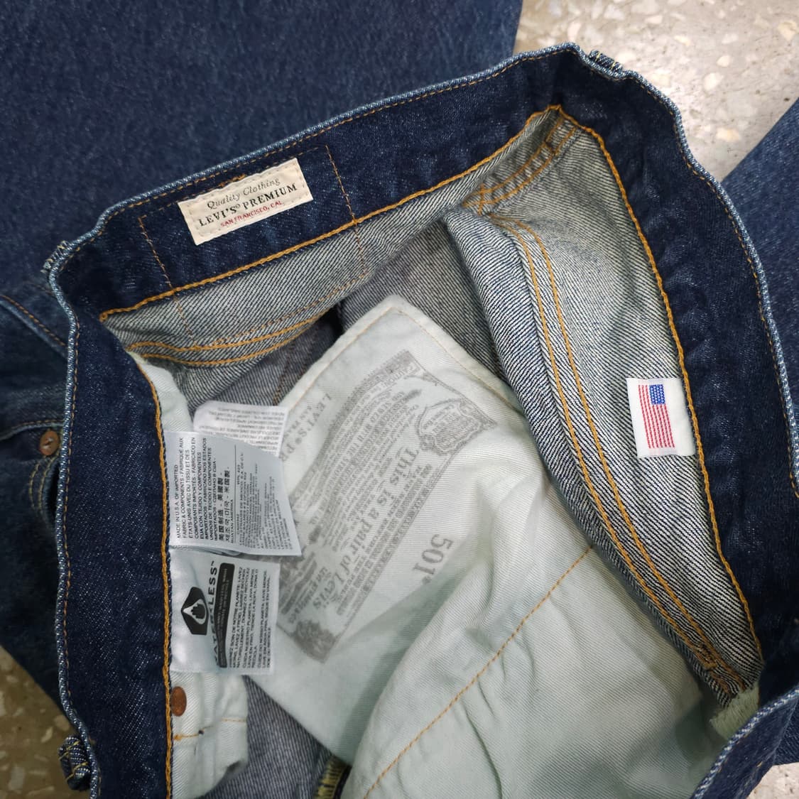 USA 리바이스 501 00501-2455 빅E 셀비지 상품이미지9