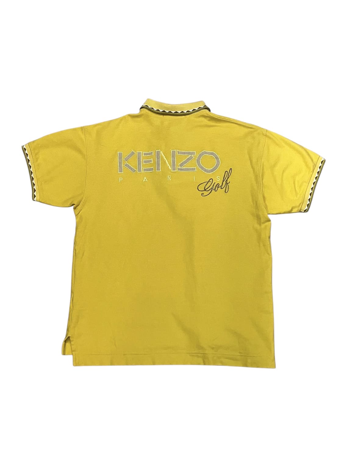 겐조 카라 반팔 티셔츠 옐로우 #csz4023  상품이미지3