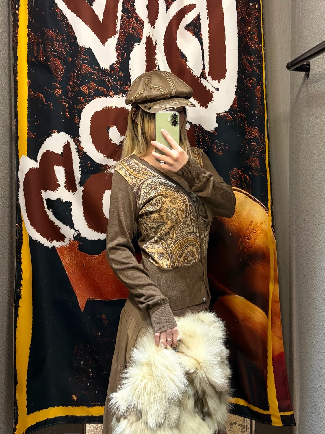 빈티지 페이즐리 에스닉 가디건 상품이미지3