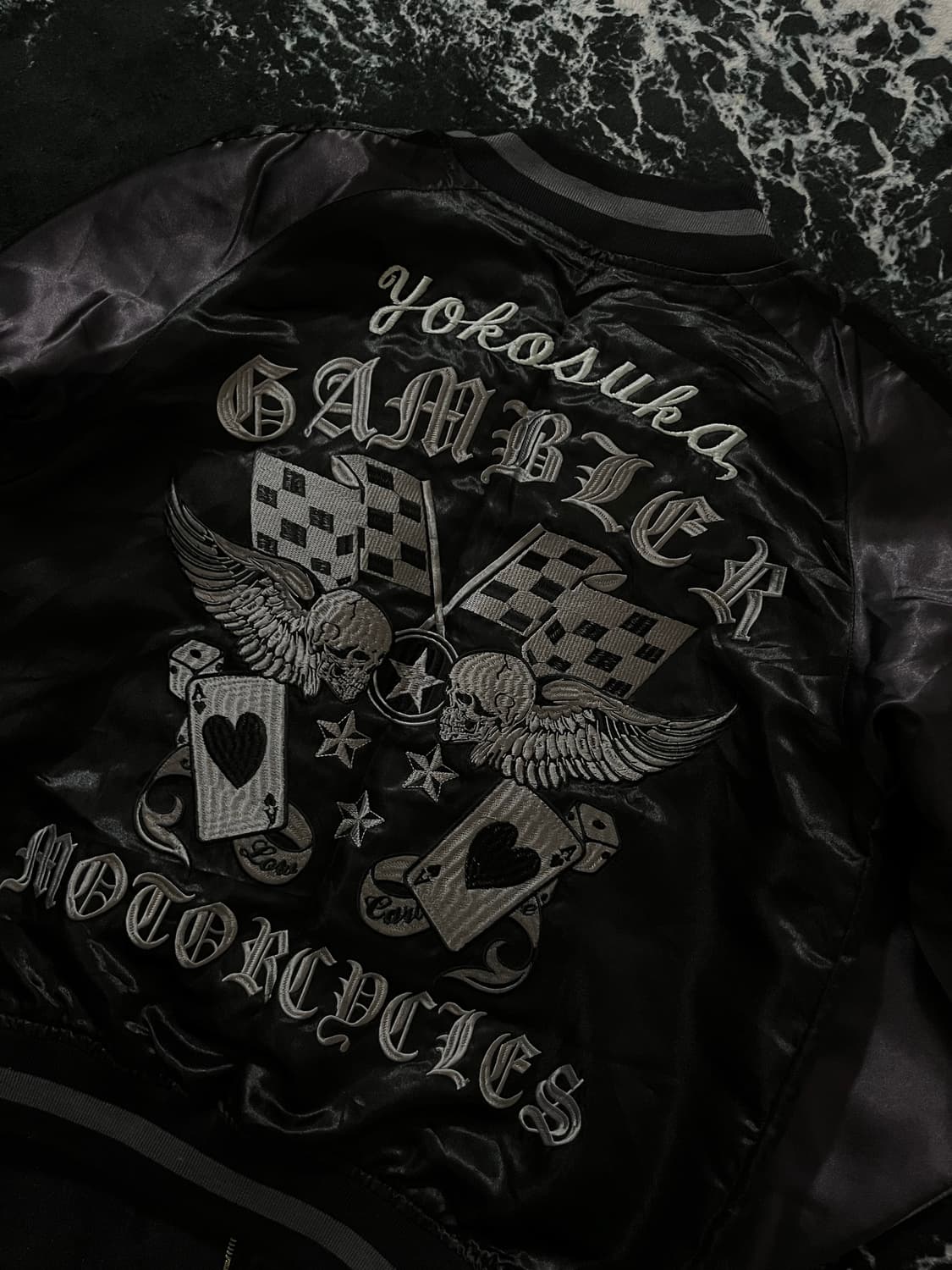 일본빈티지 펑크블랙스카잔 상품이미지1