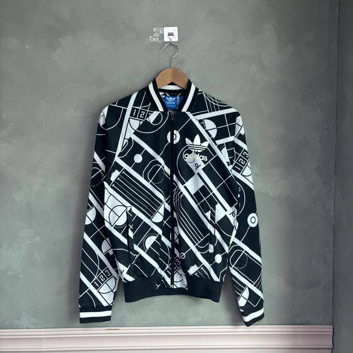 아디다스 파이어버드 패턴 져지 트랙탑 상품이미지1