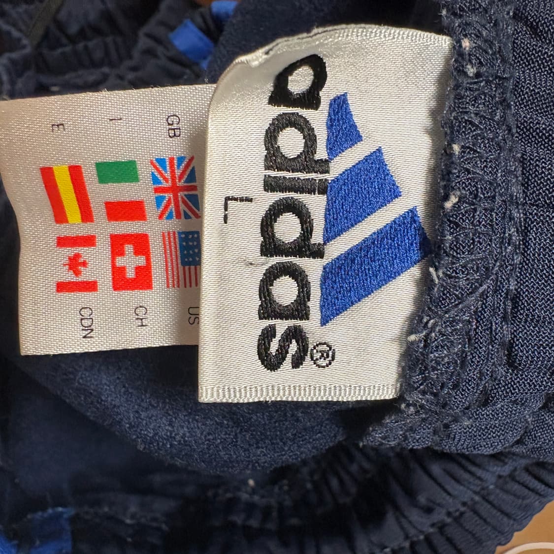 아디다스 와이드 트레이닝 트랙팬츠 네이비 블루 상품이미지4