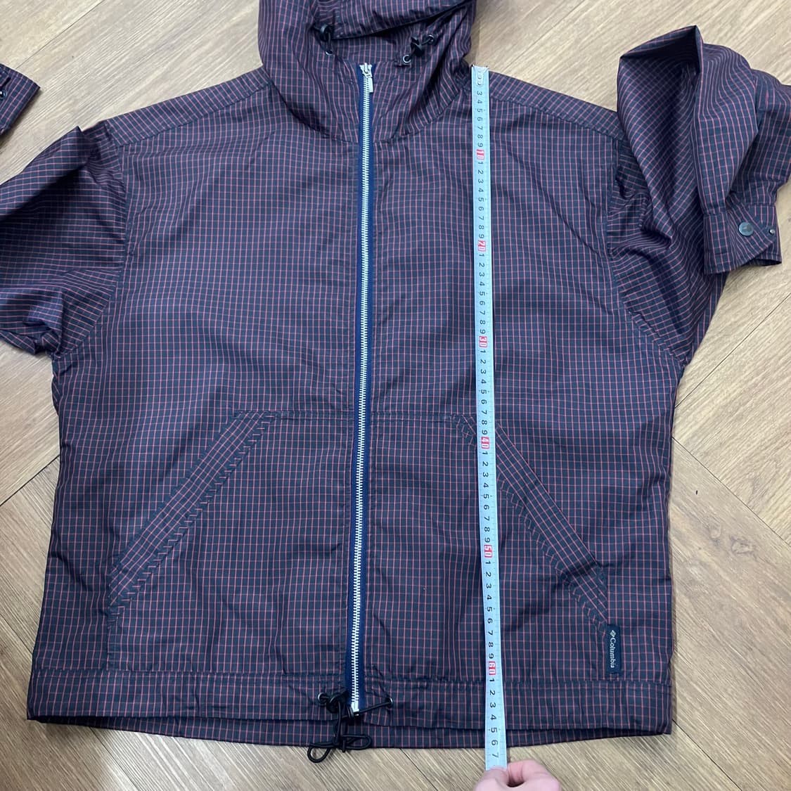 N243 컬럼비아 체크 바람막이 자켓 콜롬비아 빈티지 상품이미지6