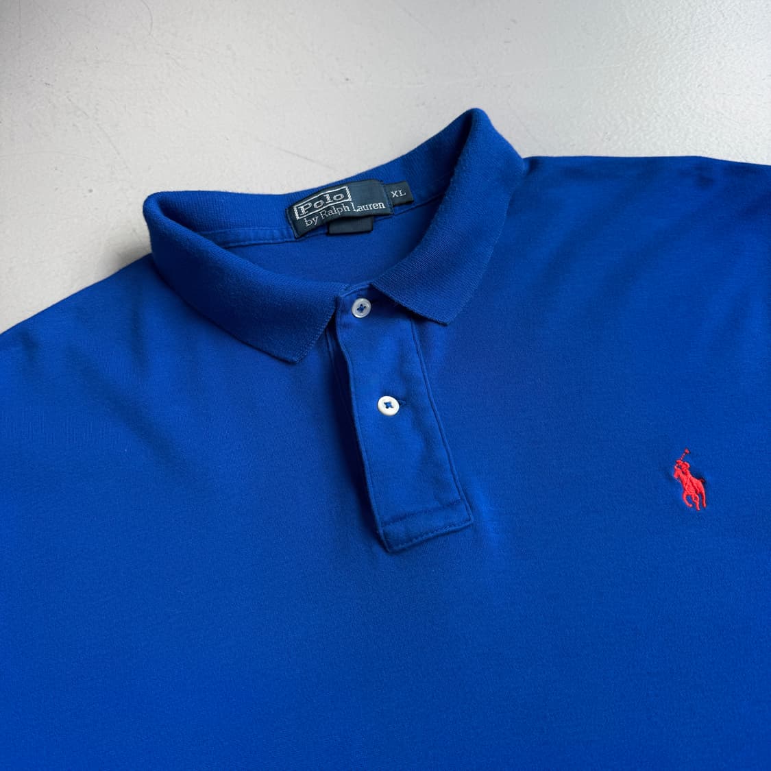 폴로 XL 포니 PK 카라 반팔 티셔츠 블루 상품이미지3