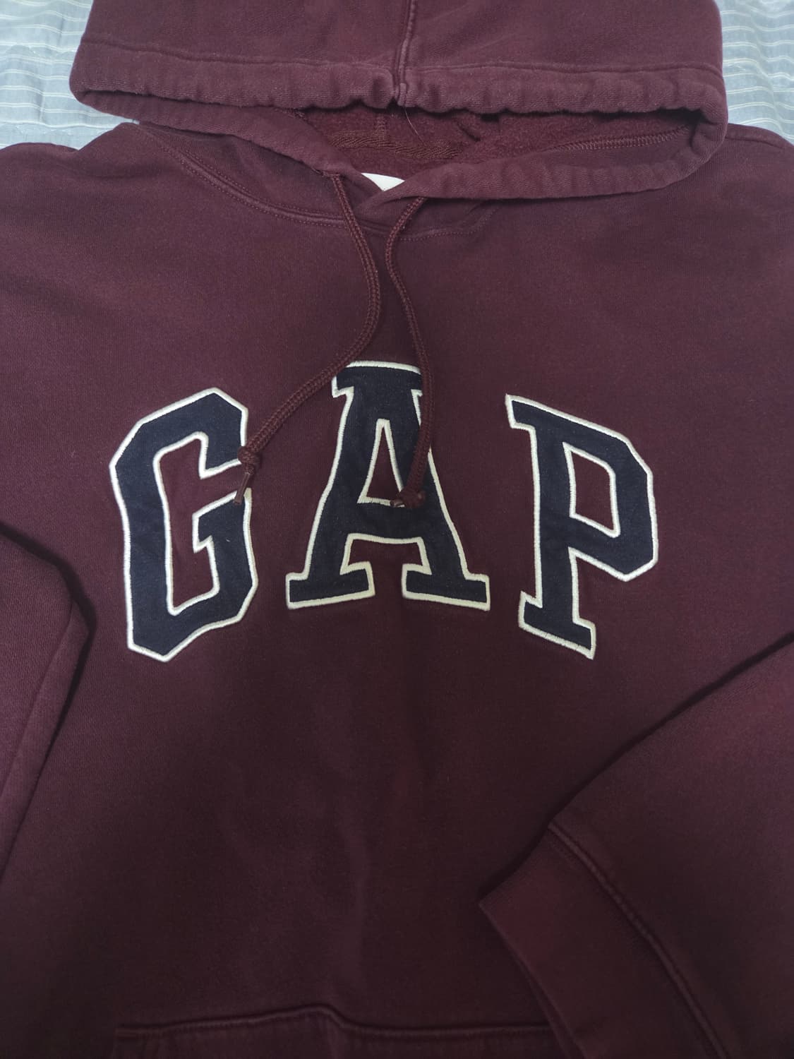 갭 대대장 버건디 후드티 상품이미지2