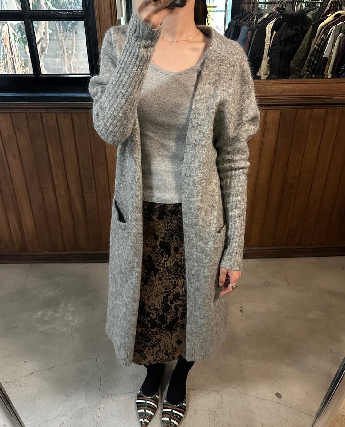 WB ink pattern skirt 상품이미지6