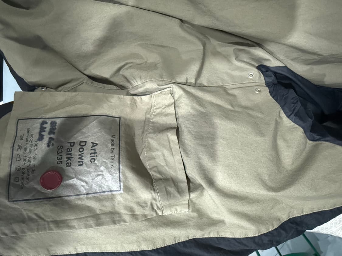 텐씨 아틱 다운파카 블랙 46 상품이미지5