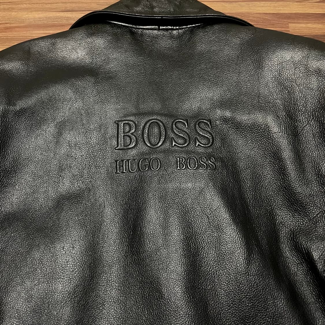 휴고보스 boss 오버핏 더블 라이더 가죽 레더 바이커 자켓 xxl 상품이미지4