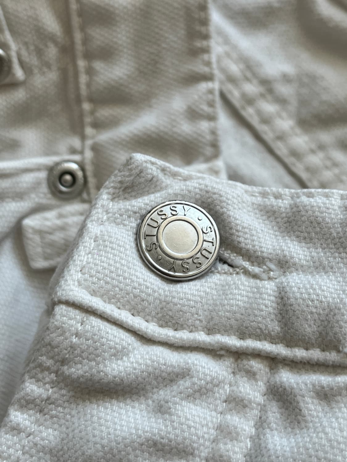stussy 스투시 빅올진 Big Ol’ 화이트 데님 30 상품이미지5