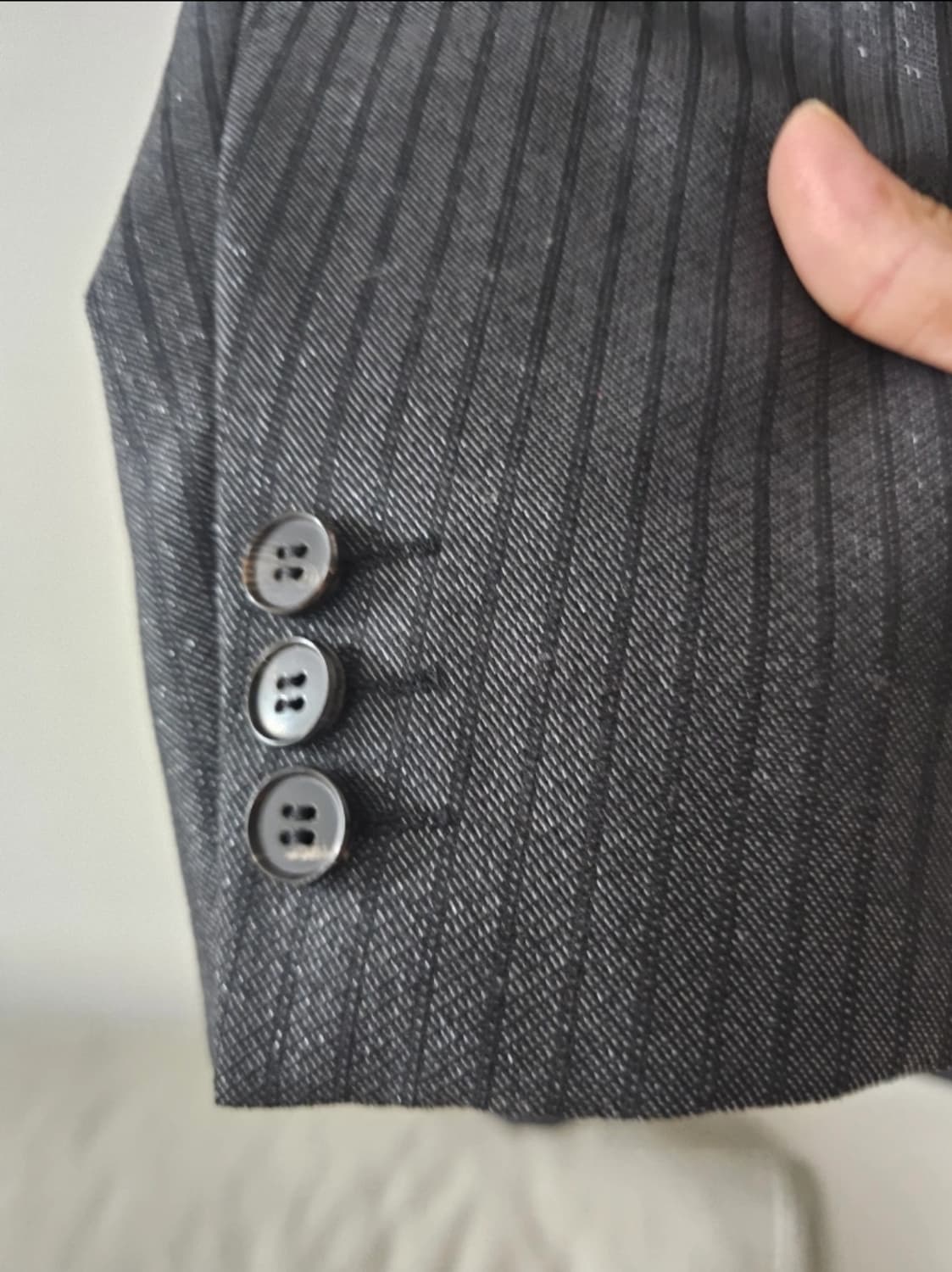 꼼데가르송옴므 숄칼라 팰트 코트(S/95~100) 상품이미지3