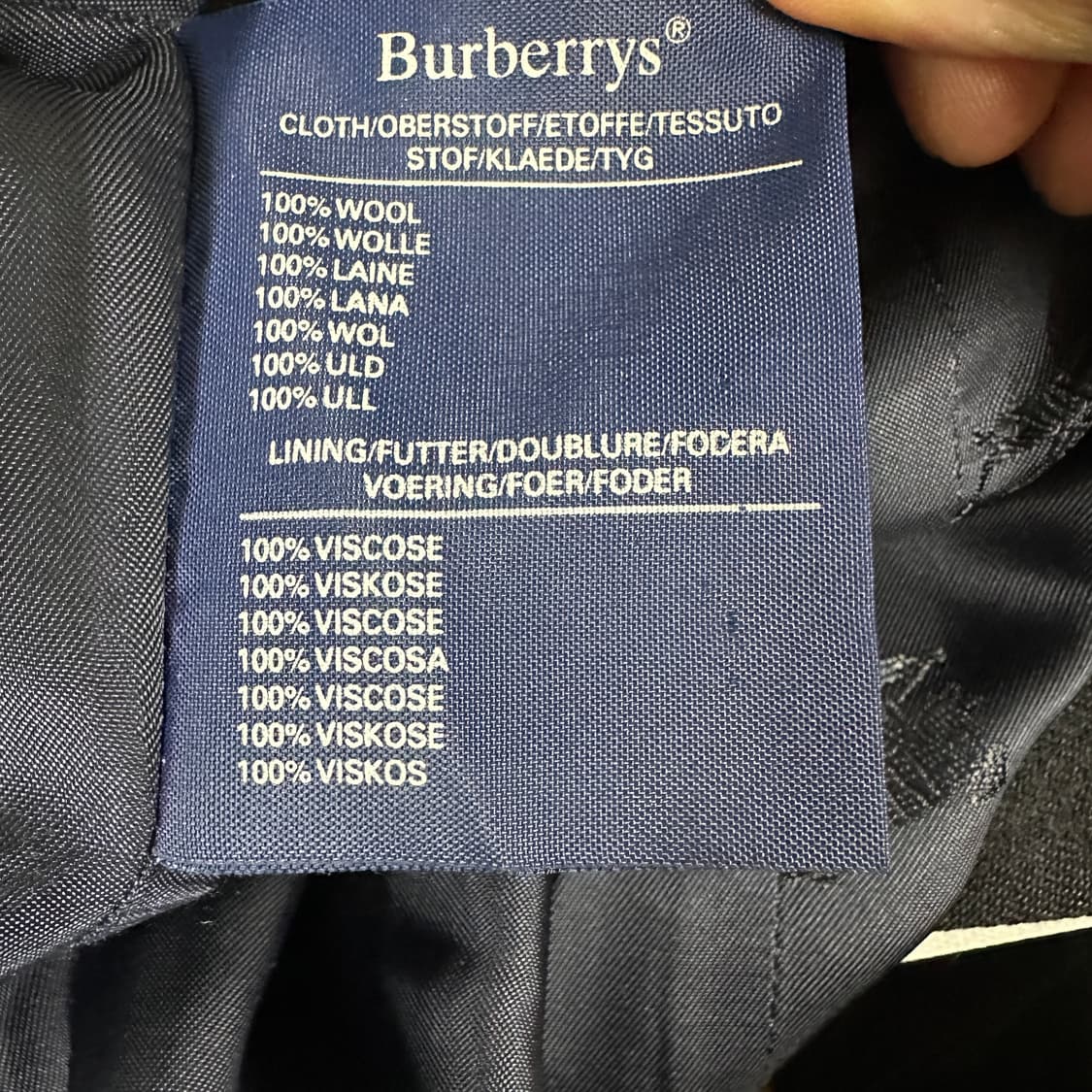 빈티지 버버리 더블 브레스티드 울 블레이저 상품이미지5