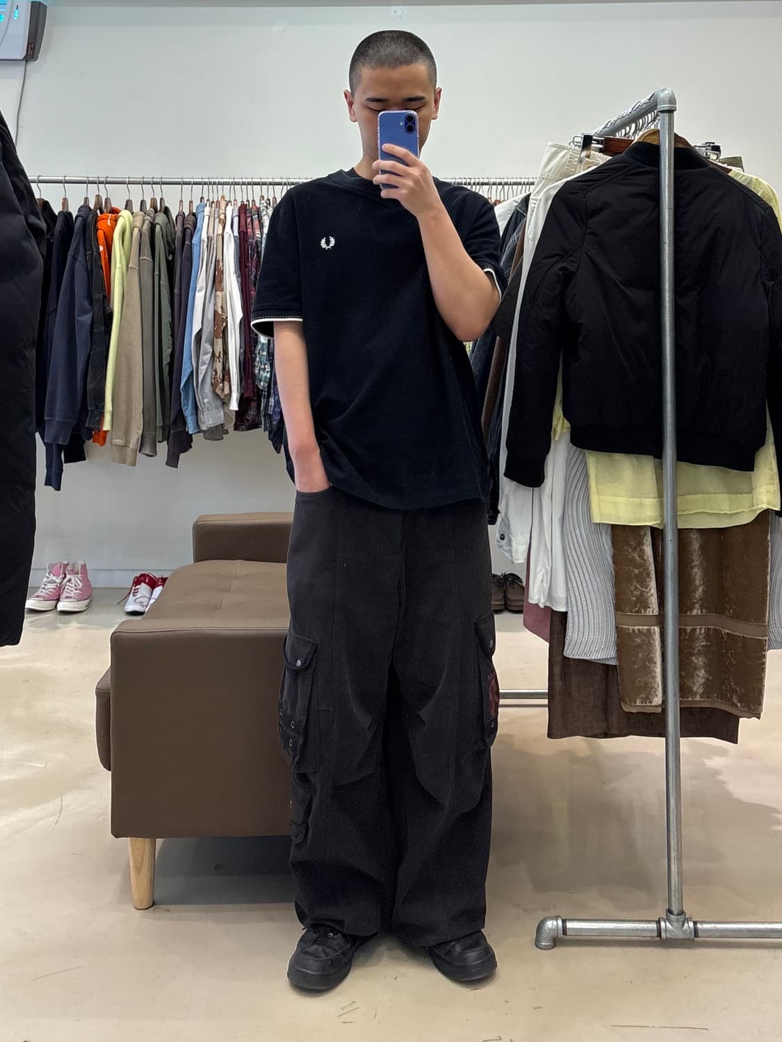 프레드페리 M1588 트윈 팁 티셔츠 상품이미지6