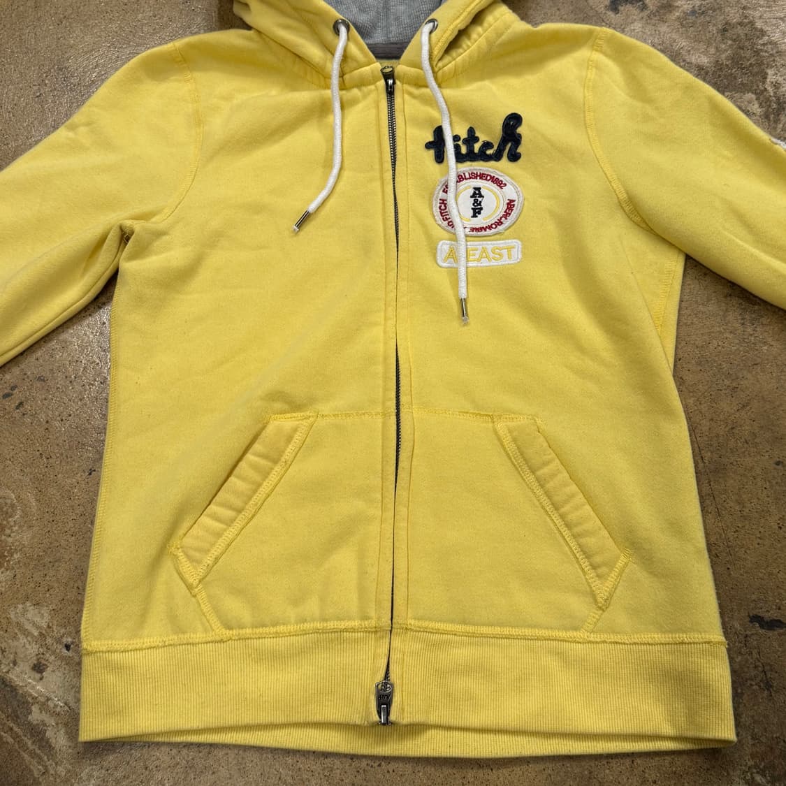 아베크롬비 옐로우 후드집업 상품이미지3