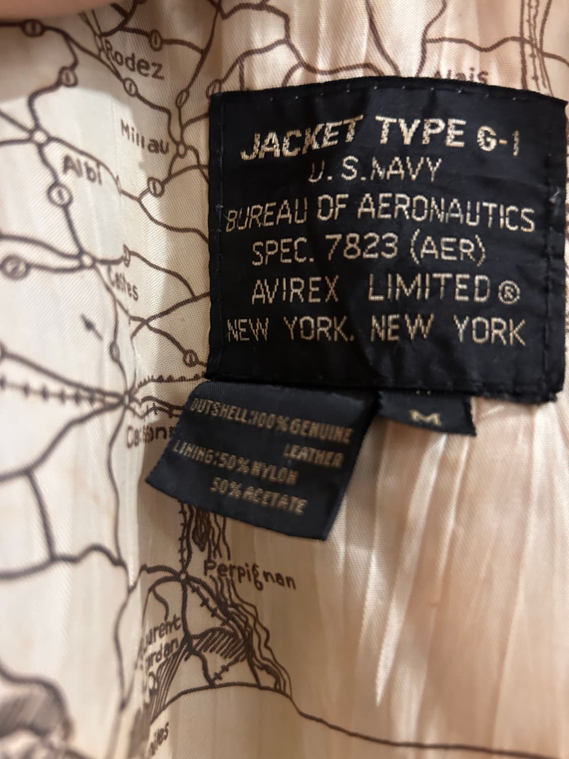 빈티지 아비렉스 g-1 탑건 자켓 M(105) 상품이미지3