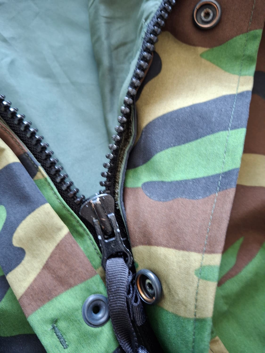 밀리터리 국군 우드랜드 카모 스키파카 상품이미지6